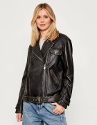 Pinko Geacă de piele CACIOPEPE | Oversize fit