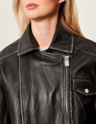 Pinko Geacă de piele CACIOPEPE | Oversize fit