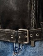 Pinko Geacă de piele CACIOPEPE | Oversize fit