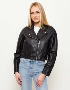 Pinko Geacă de piele CARLENE | Cropped Fit