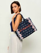 Pinko Geantă de plajă Canvas Tote