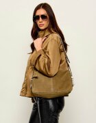 Pinko Geantă pe umăr 24 CLASSIC | piele întoarsă