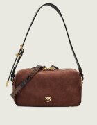Pinko Geantă pe umăr Bauletto Trittico Mini | piele întoarsă