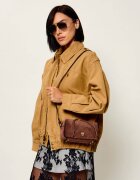 Pinko Geantă pe umăr Bauletto Trittico Mini | piele întoarsă