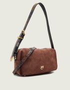 Pinko Geantă pe umăr Bauletto Trittico Mini | piele întoarsă