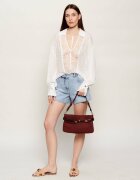 Pinko Geantă pe umăr BELT BAG CLASSIC | piele întoarsă