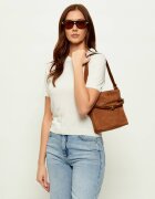 Pinko Geantă pe umăr BUCKET BELT MINI | piele întoarsă