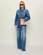 Pinko Geantă pe umăr LOVE ONE MINI DC | piele întoarsă