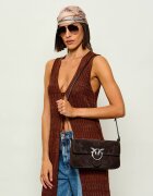 Pinko Geantă pe umăr LOVE ONE SLOUCHY CLASSIC | piele întoarsă