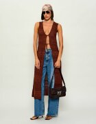Pinko Geantă pe umăr LOVE ONE SLOUCHY CLASSIC | piele întoarsă