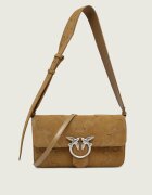 Pinko Geantă pe umăr LOVE ONE SLOUCHY CLASSIC | piele întoarsă