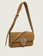 Pinko Geantă pe umăr LOVE ONE SLOUCHY CLASSIC | piele întoarsă