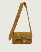 Pinko Geantă pe umăr LOVE ONE SLOUCHY MINI | piele întoarsă