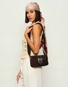 Pinko Geantă pe umăr LOVE ONE SLOUCHY MINI | piele întoarsă