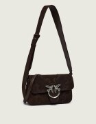 Pinko Geantă pe umăr LOVE ONE SLOUCHY MINI | piele întoarsă
