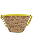 Pinko Geantă pe umăr Love Summer cu adaos de piele