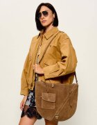 Pinko Geantă pe umăr Luna | piele întoarsă