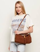 Pinko Geantă pe umăr SADDLE CLASSIC | piele întoarsă