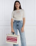 Pinko Geantă pe umăr Shopper Canvas Riciclato