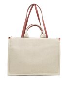 Pinko Geantă pe umăr Shopper Canvas Riciclato