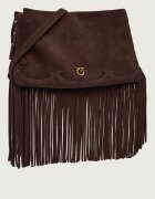 Pinko Geantă pe umăr TRIPLET MINI FRINGES | piele întoarsă