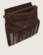 Pinko Geantă pe umăr TRIPLET MINI FRINGES | piele întoarsă