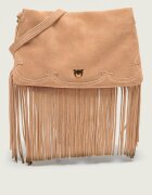 Pinko Geantă pe umăr TRIPLET MINI FRINGES | piele întoarsă