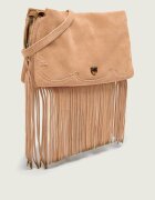 Pinko Geantă pe umăr TRIPLET MINI FRINGES | piele întoarsă