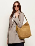 Pinko Geantă shopper BUCKET BIG | piele întoarsă