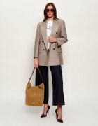 Pinko Geantă shopper BUCKET BIG | piele întoarsă