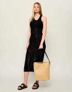 Pinko Geantă shopper Bucket Big Trittico cu adaos de piele
