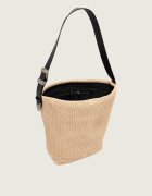 Pinko Geantă shopper Bucket Big Trittico cu adaos de piele