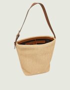 Pinko Geantă shopper BUCKET BIG TRITTICO cu adaos de piele