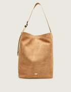 Pinko Geantă shopper BUCKET BIG TRITTICO | piele întoarsă