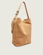 Pinko Geantă shopper BUCKET BIG TRITTICO | piele întoarsă