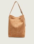 Pinko Geantă shopper BUCKET BIG TRITTICO | piele întoarsă