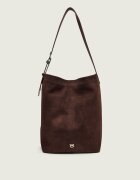 Pinko Geantă shopper BUCKET BIG TRITTICO | piele întoarsă