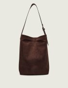 Pinko Geantă shopper BUCKET BIG TRITTICO | piele întoarsă