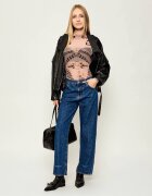 Pinko Guler înalt Mostarda | Slim Fit