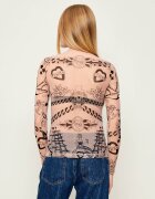 Pinko Guler înalt Mostarda | Slim Fit