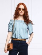Pinko hanorac INTUITIVA | Relaxed fit | denim