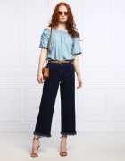 Pinko hanorac INTUITIVA | Relaxed fit | denim