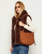 Pinko Hobo Zip Around Classic | piele întoarsă