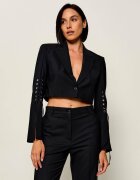 Pinko Jachetă Corvette | Cropped Fit cu adaos de lână