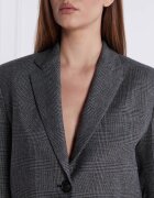Pinko Jachetă | Cropped Fit cu adaos de lână