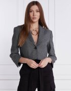 Pinko Jachetă | Cropped Fit cu adaos de lână