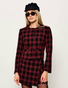 Pinko Jachetă Geum | Cropped Fit cu adaos de lână