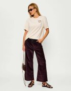 Pinko Pantaloni Cyntia | Relaxed fit | catifea reiată