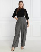 Pinko Pantaloni | flare fit cu adaos de lână