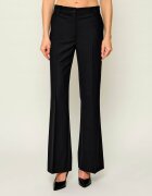 Pinko Pantaloni Petalo | flare fit cu adaos de lână